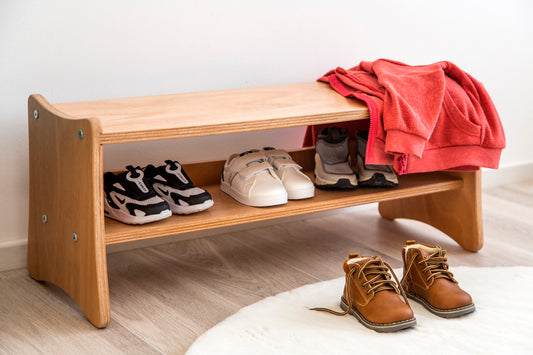Montessori Shoe Bench