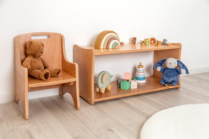 Montessori Low Shelf