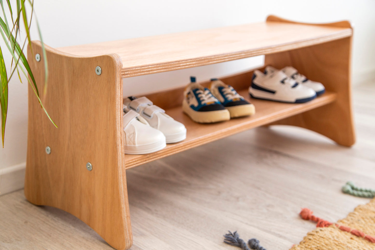 Montessori Shoe Bench