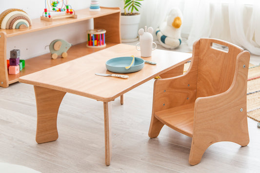 Montessori Weaning Set (Table + Chair)