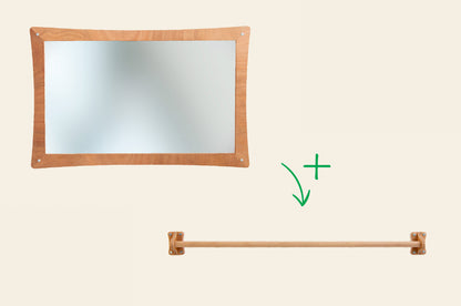 Mirror + Pull-up Bar